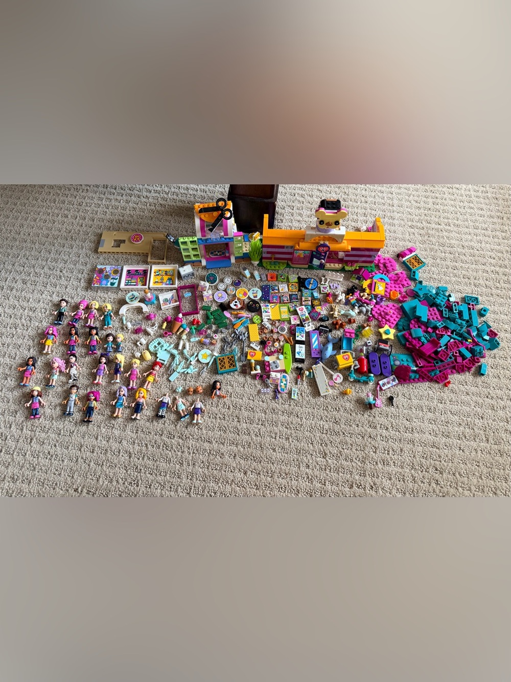 LEGO LOT Friends Adoption Cafe Set, Beauty Salon Plus More
